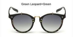 Women Vintage Round Sunglasses New Fashion Female Retro Sun Glasses