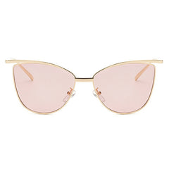 ROYAL GIRL Women Cat Eye Sunglasses Classic Brand Designer Sunglasses Coating Mirror Flat Panel Lens ss469